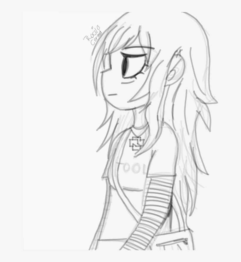 Sho Al Estilo Scott Pilgrim Uwu - Line Art, transparent png #8465234