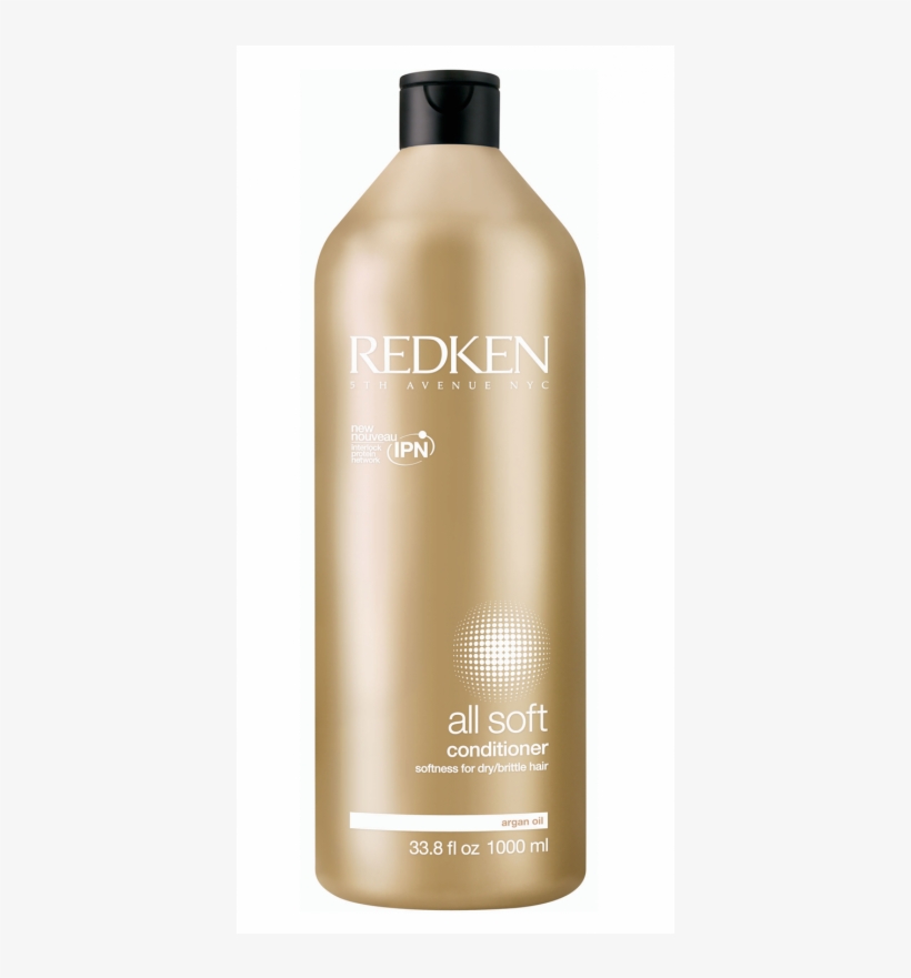 Redken All Soft Conditioner - Bottle, transparent png #8465389