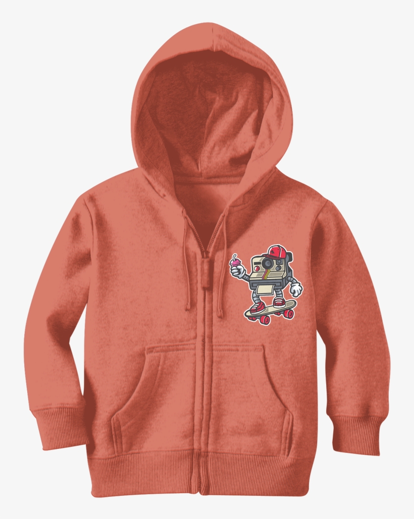 Polaroid ﻿classic Kids Zip Hoodie, transparent png #8465585