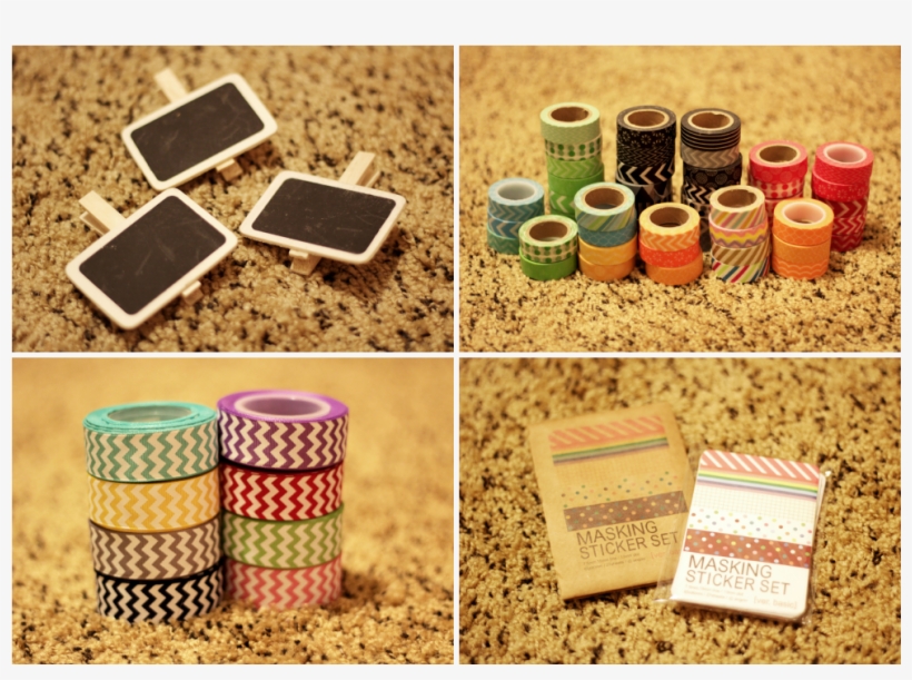 Chalkboard Clips - Box, transparent png #8466088