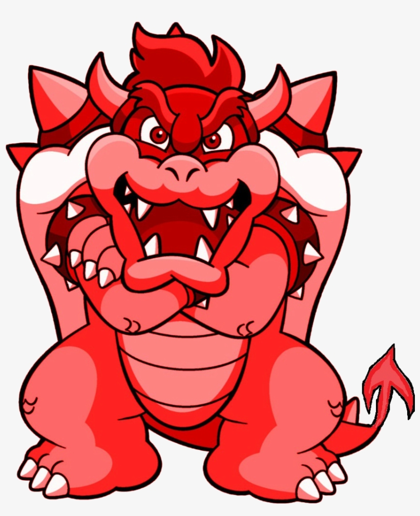 Devil Koopa Artwork - Bowser Cartoon Png, transparent png #8466316