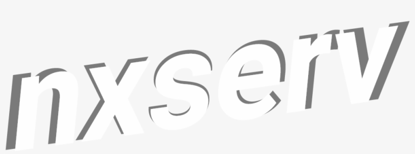 Nxserv Logo Сеть Игровых Серверов Garry's Mod - Black-and-white, transparent png #8466321