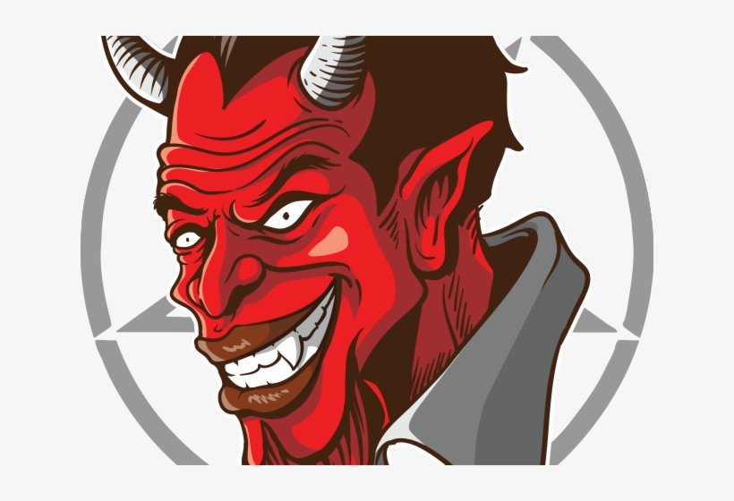 Demon Clipart Devil Face - Demonio Png, transparent png #8466375