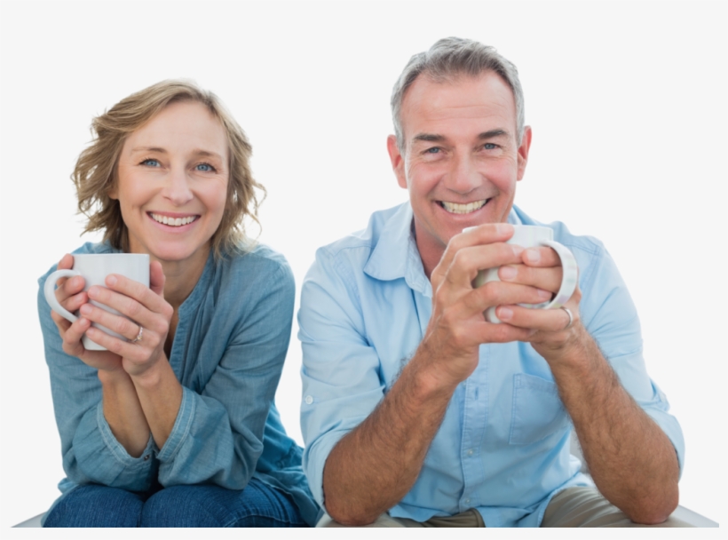 Hearing Protection - People Drinking Coffee At Home, transparent png #8466754