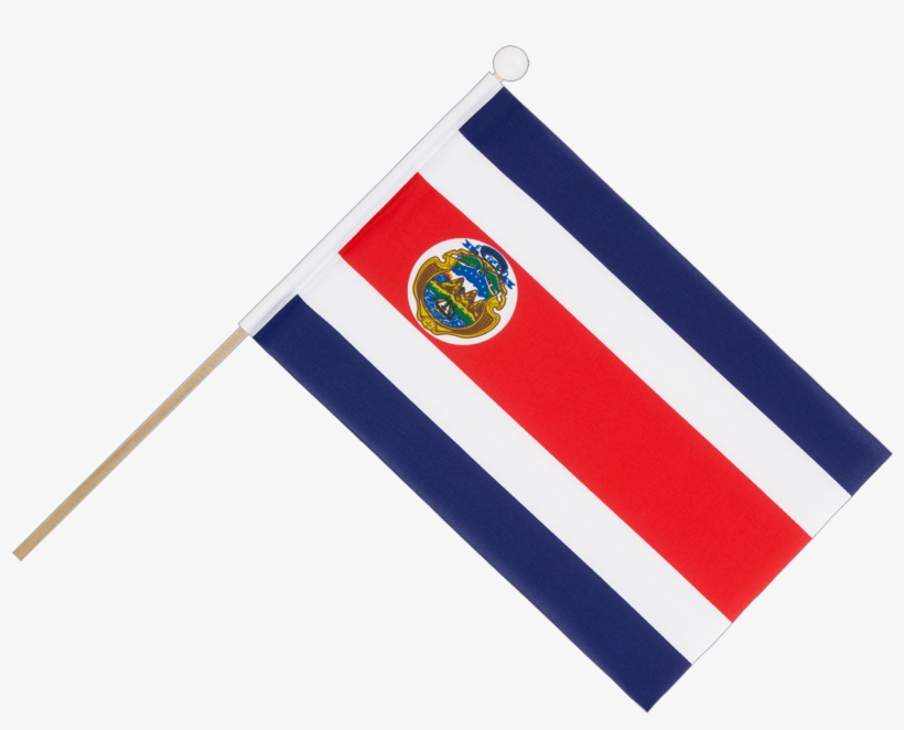 Hand Waving Flag 6x9" - Drapeau Costa Rica Png, transparent png #8466823