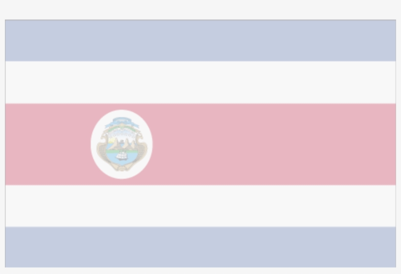 Costa Rican Coffee In The World - Costa Rica Flag, transparent png #8467680