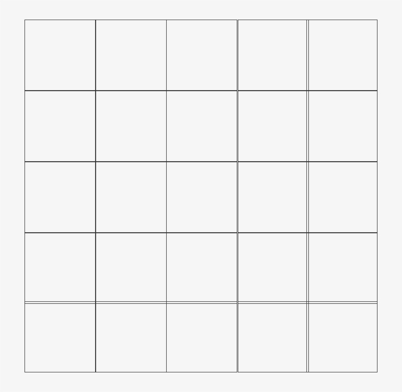 Square Grid - Monochrome, transparent png #8467792