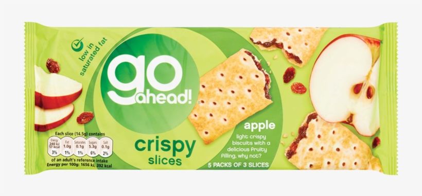 Go Ahead Crispy Fruit Slices Apple 218g - Biscuit, transparent png #8468173