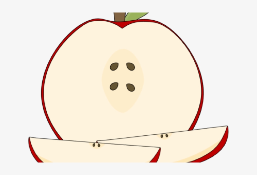 Drawn Apple Apple Slice - Circle, transparent png #8468224