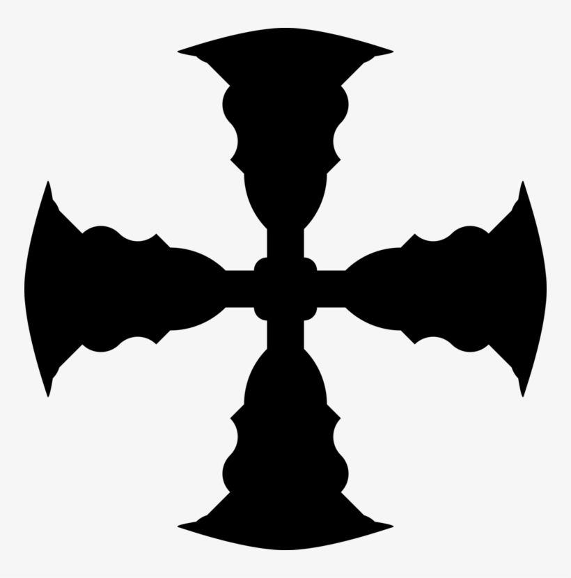 Christian Cross Crosses In Heraldry Symbol Computer - Clip Art, transparent png #8468952