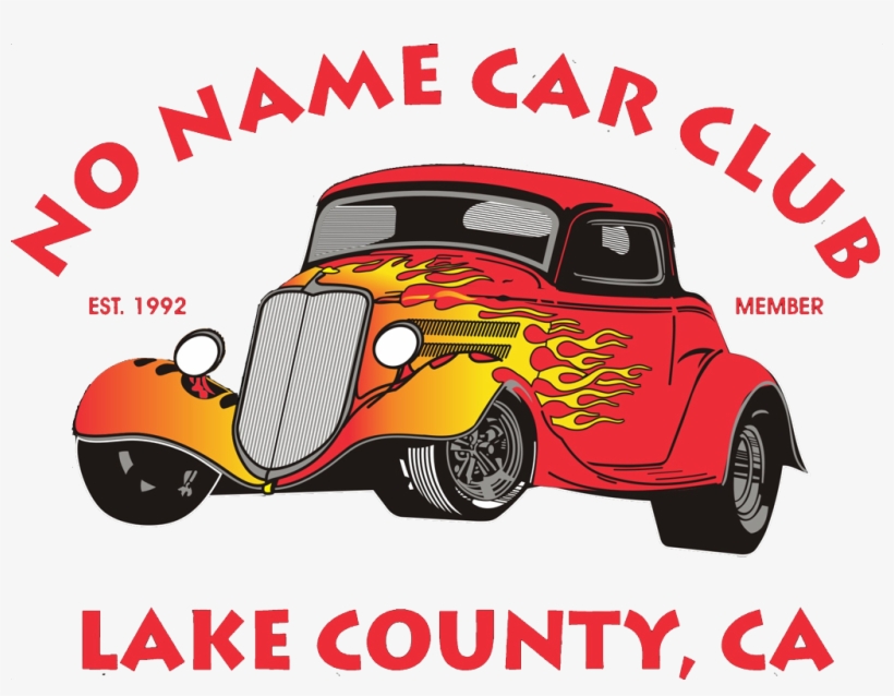 The No Name Car Club Of Lake County Curbside Car Show - Car Club Logo Png, transparent png #8469104