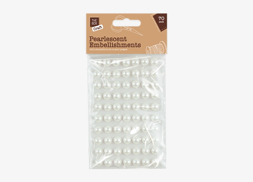 Pearlescent Embellishments - 70 Pack - Wire, transparent png #8469829
