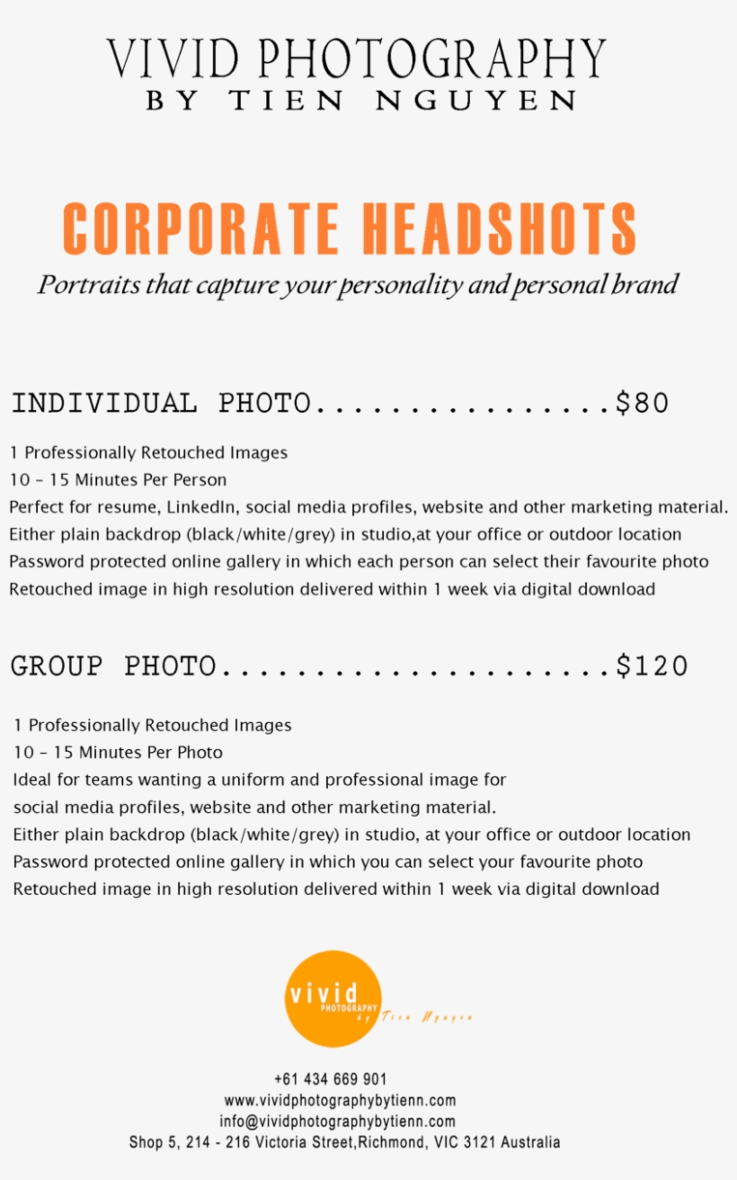 Corporate Headshots Price, transparent png #8469932