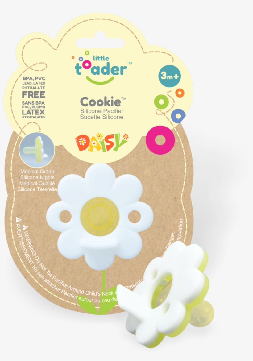 Pacifier White Daisy - Circle, transparent png #8470224