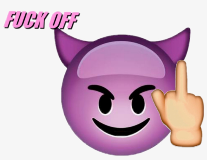 Report Abuse - Transparent Emoji Purple Devil, transparent png #8470253