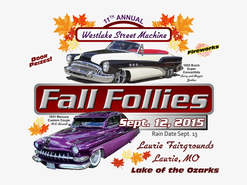2015 Fall Follies Car Show - Thunderbolt, transparent png #8470369