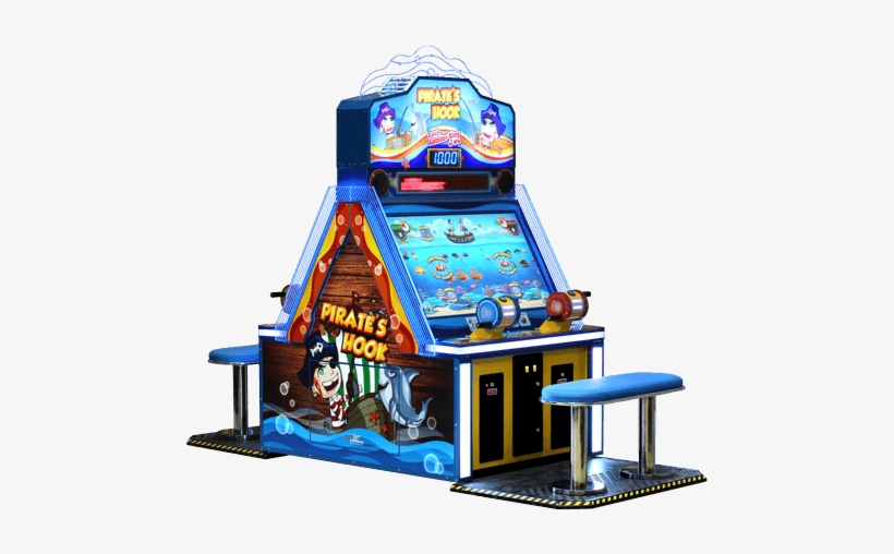 Pirate's Hook - 4 Player - Pirates Hook Arcade Game, transparent png #8470467