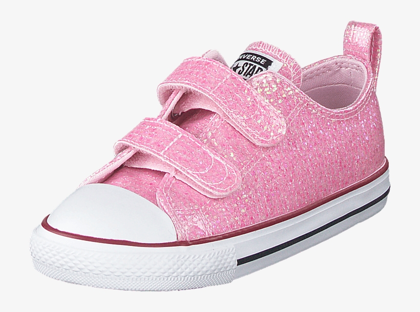 Chuck Taylor Ox Sparkle Pink Foam - Skate Shoe, transparent png #8470658