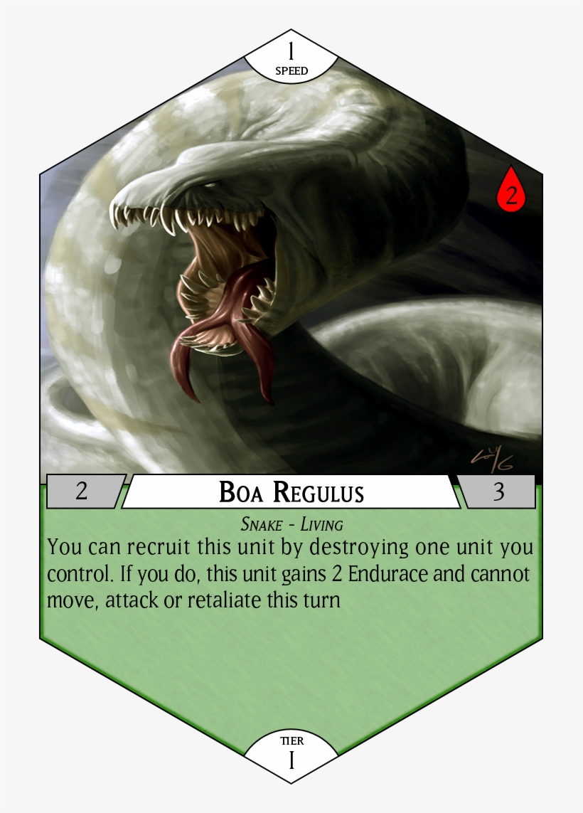 Boa Regulus - Yugioh Cards, transparent png #8471027