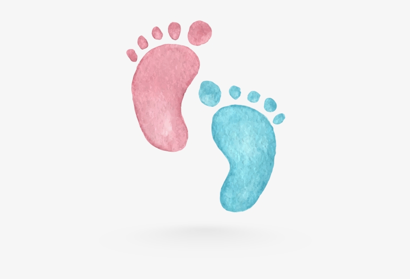 Babies - Baby Footprints Transparent Background, transparent png #8471263