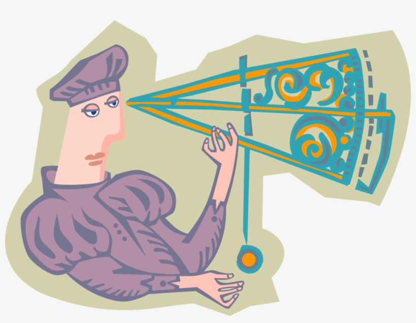 Vector Illustration Of Christopher Columbus Navigates - Illustration, transparent png #8471336