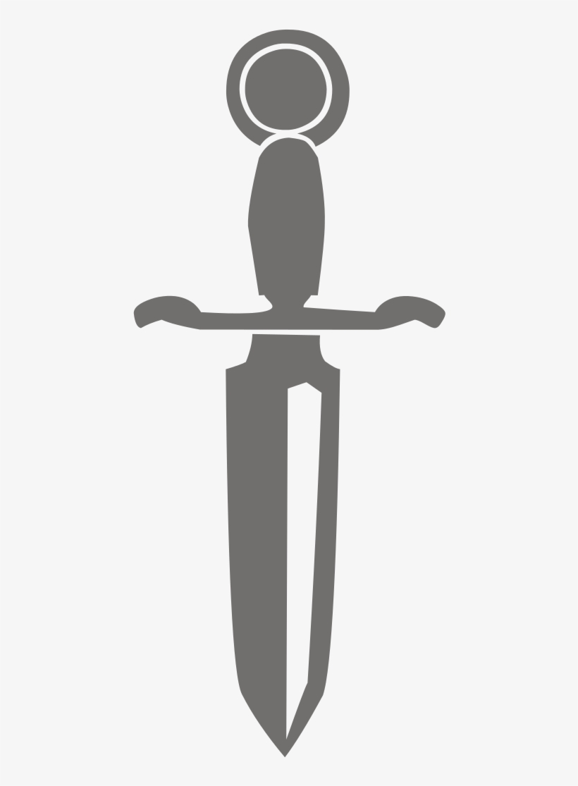 Dagger Silhouette S, transparent png #8472063