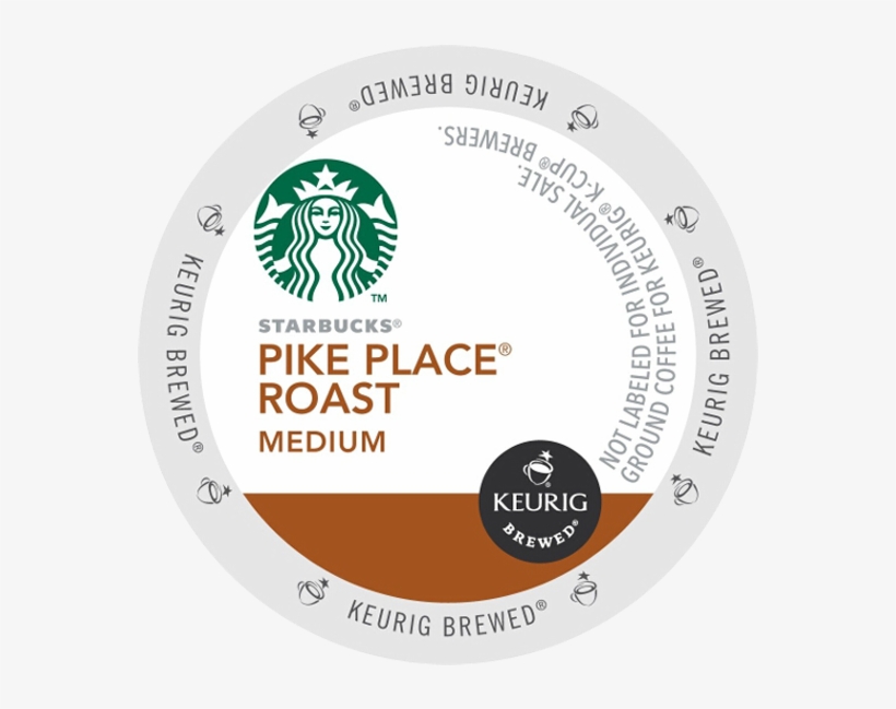 Pike Place Roast Coffee Starbucks K Cup Ca General - Starbucks New Logo 2011, transparent png #8472242
