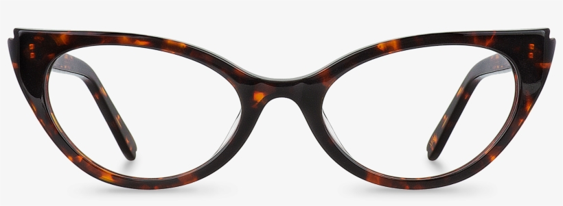 Front View Of Misty Butterfly Glasses Made From Tortoiseshell - Sabine Be Addict, transparent png #8472494