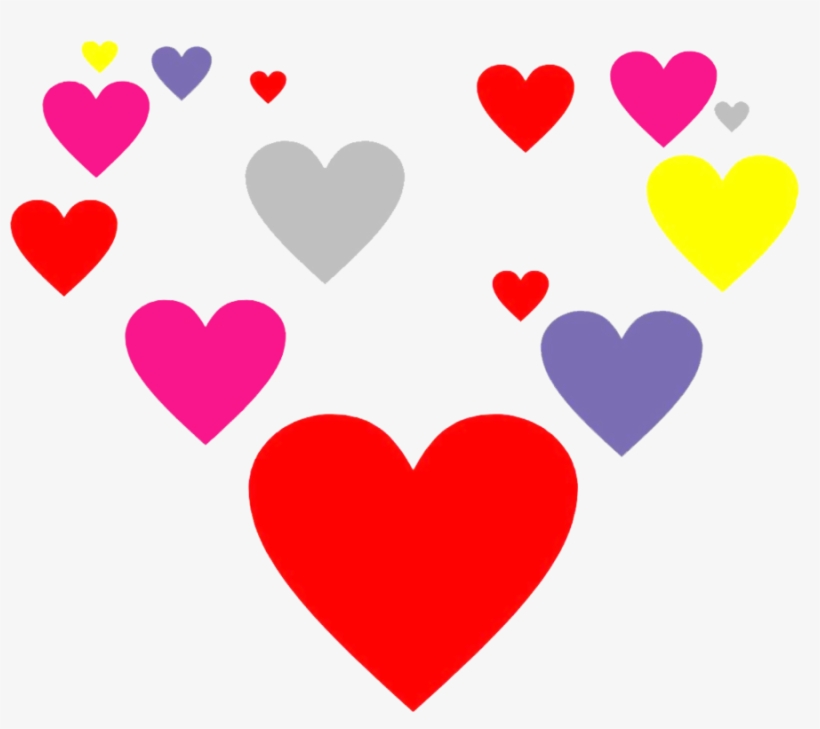 900 X 757 4 - Heart Png Different Colors, transparent png #8473548