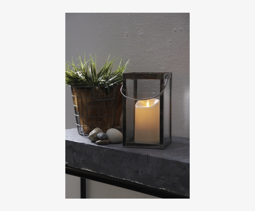 Led Pillar Candle M-twinkle - Candle, transparent png #8473608