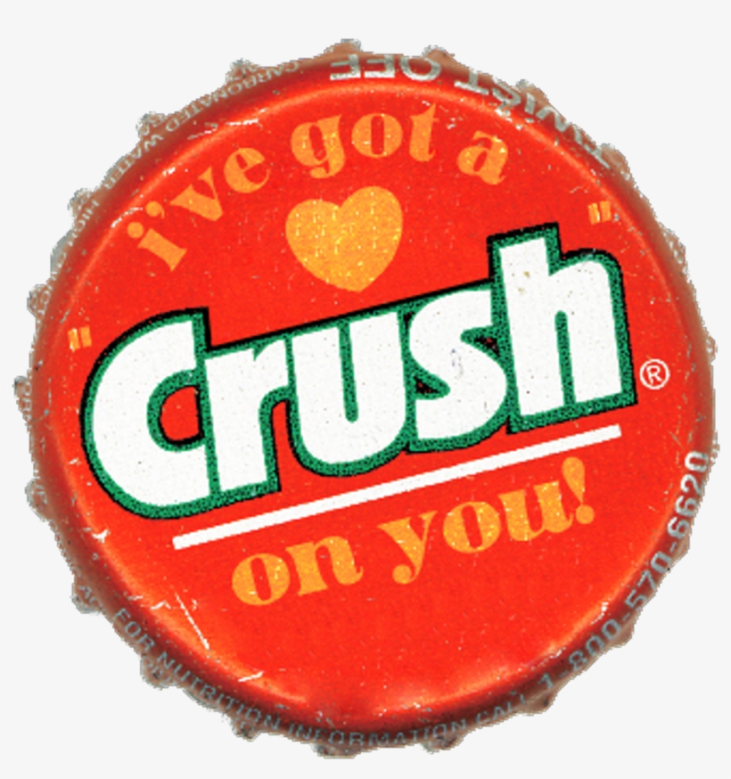 Lovecore Sticker - Am Crushed On U, transparent png #8473610