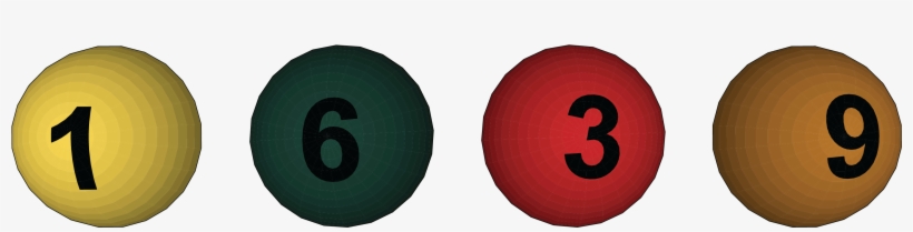 3d Half Ball - Number, transparent png #8473613