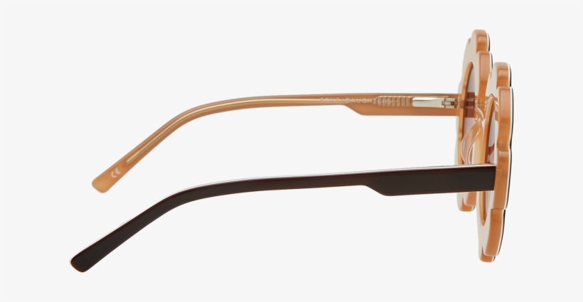 Chocolate Layer Pixie Sunglasses - Bronze, transparent png #8473839
