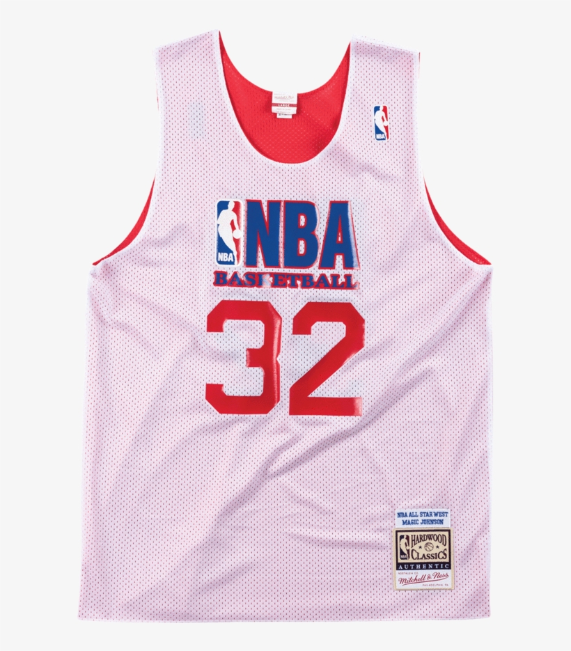 Mitchell & Ness "magic Johnson" All Star Reversible - Vest, transparent png #8474591