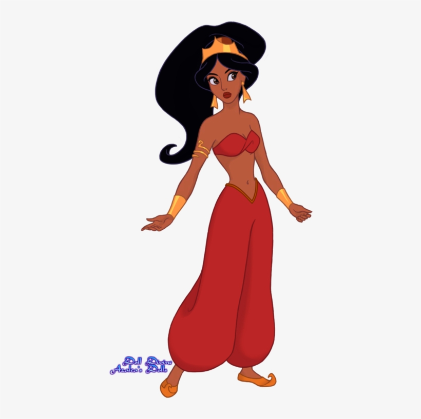 Slave Png - Disney Jasmine Red Outfit - Free Transparent PNG Download - PNG...