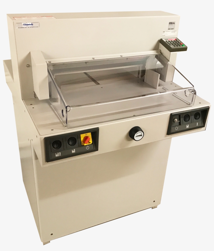 Pre Used Ideal 5221 95ep 9 Program Guillotine - Planer, transparent png #8475626