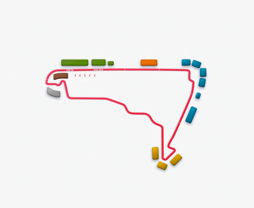 Mapa Formula 1 En México - Diagram, transparent png #8477067