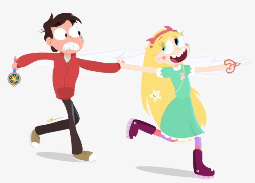 Star And The Safe Kid In Running Ⓒ - Svtfoe Running With Scissors Episode, transparent png #8478123