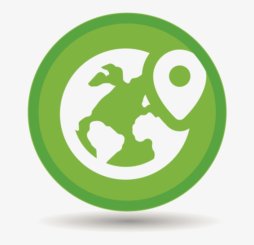 New Icon Global Big - Circle, transparent png #8478449