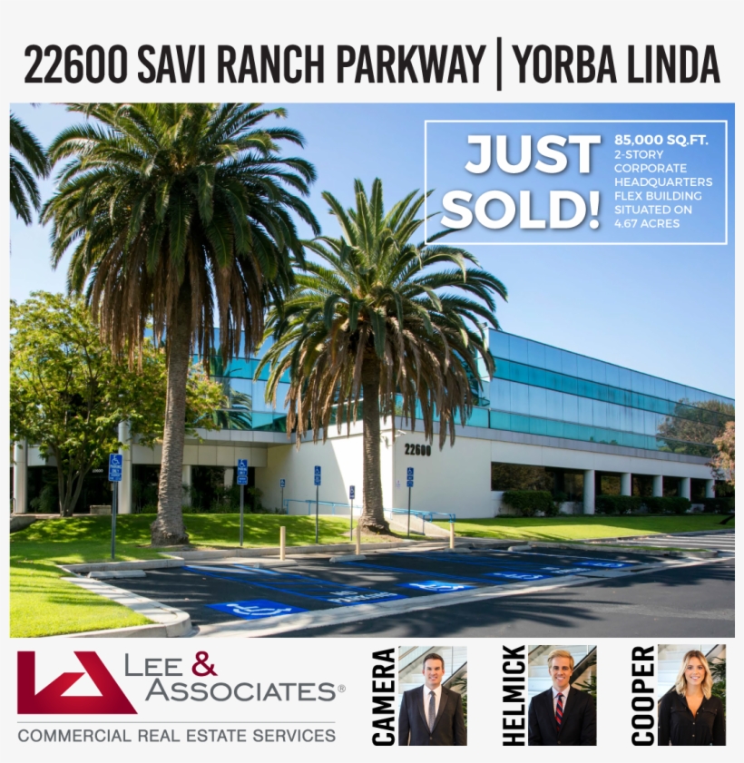 22600 Savi Ranch Parkway Sold - Lee & Associates, transparent png #8478538