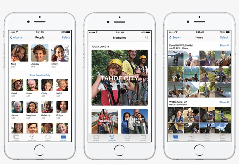 Apple Photos Gets Smarter In Ios 10, Macos 'sierra' - Ios 10 Photo Gallery, transparent png #8478591