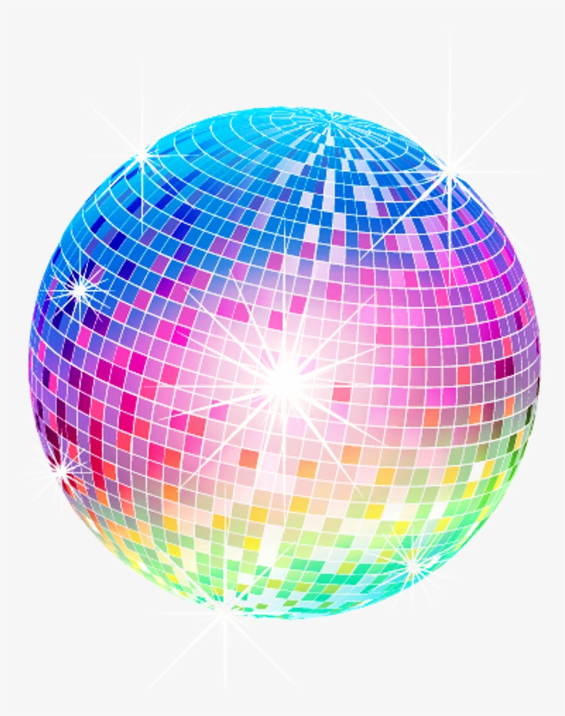 Disco Sticker - Disco Ball Vector Png, transparent png #8478978