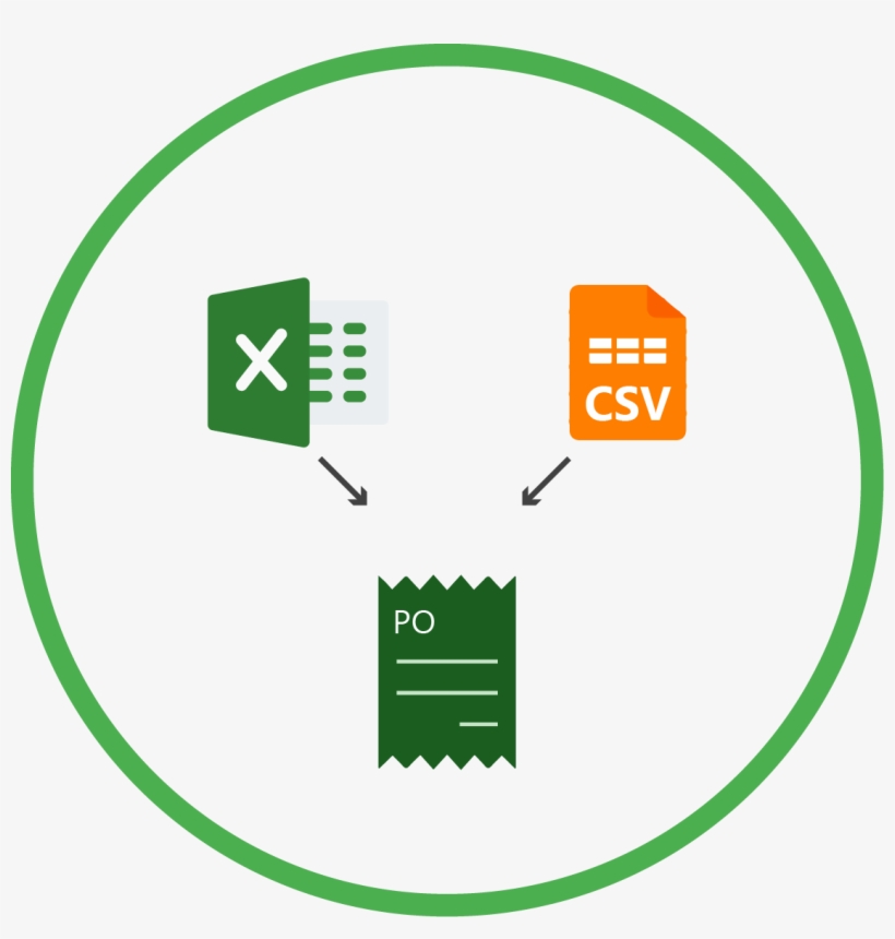 Import Purchase Order From Csv/excel File - Sales, transparent png #8479479