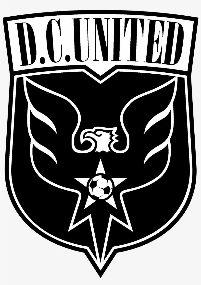 Dc United Logo Black And Ahite - Dc United Fc Logo, transparent png #8480715