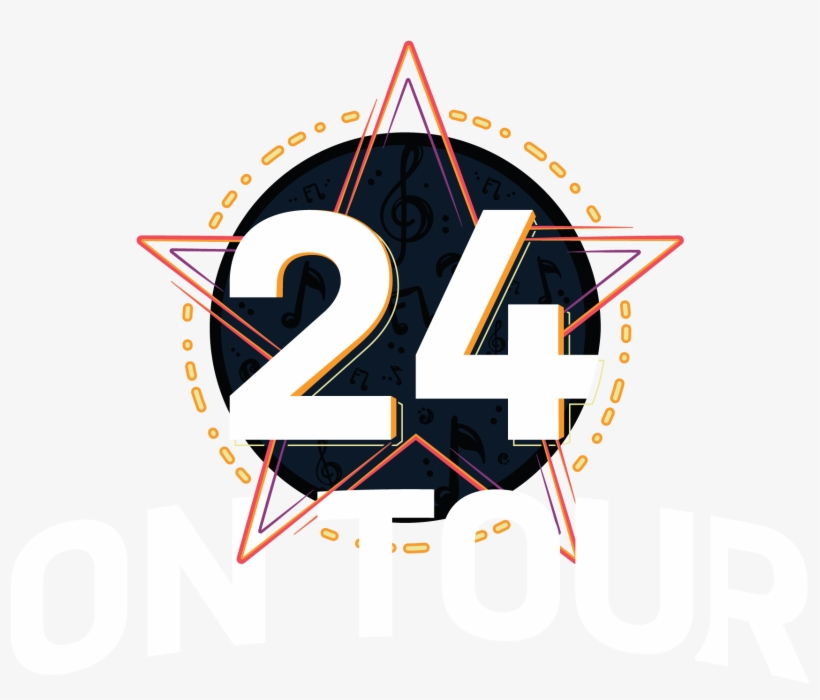 24 On Tour - Graphic Design, transparent png #8481078