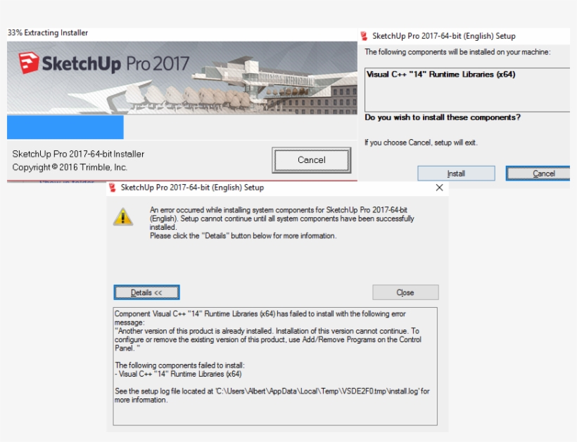 Sketchup 2017 Install 850×611 - Sketchup, transparent png #8481080