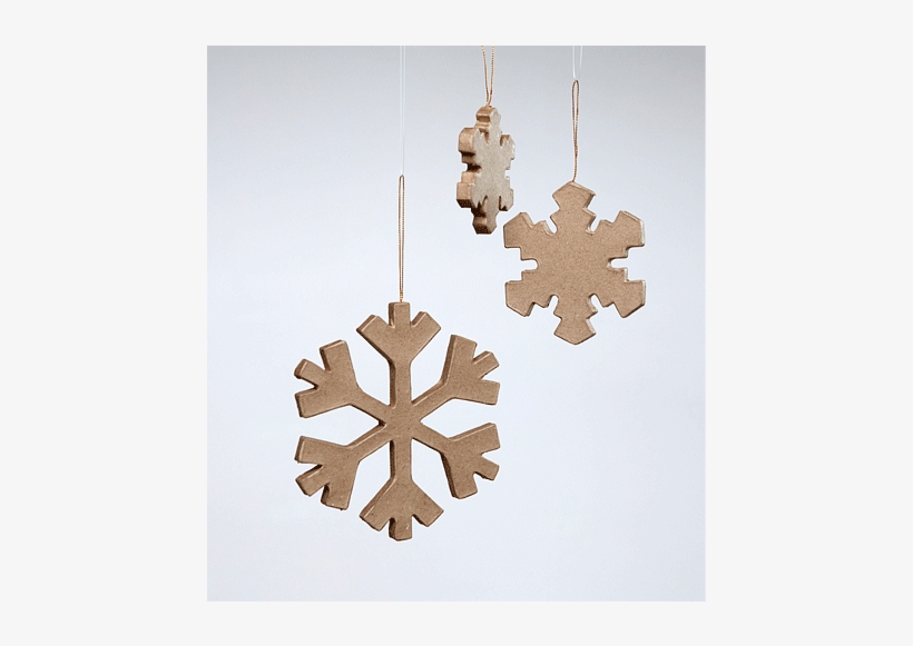Recycled 3d Cardboard Snowflakes - Cardboard Snowflakes, transparent png #8481314