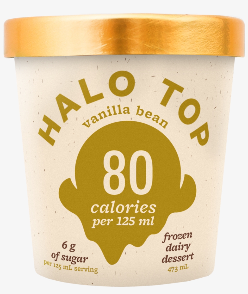 Ht18 Packshot Mock Vanillabean 020119mc - Halo Salted Caramel Ice Cream, transparent png #8481429