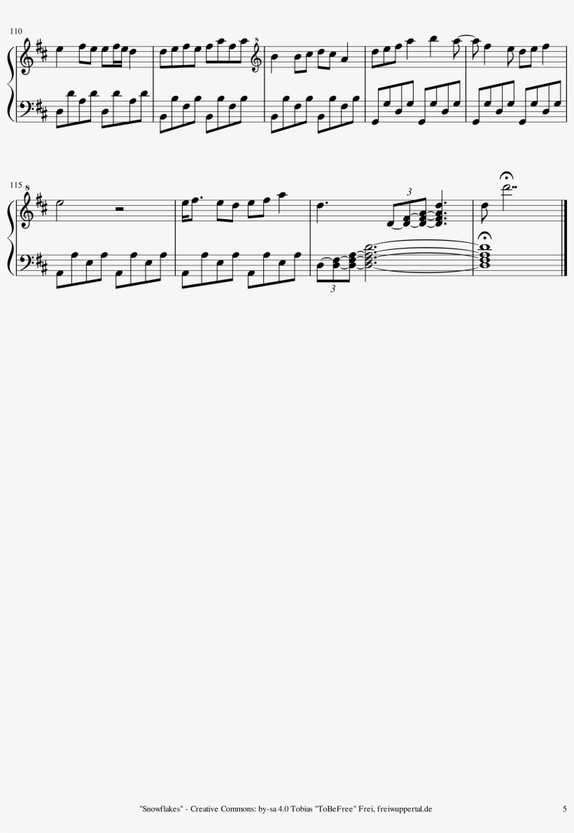 Snowflakes Tobefree 5 - Partituri Smiley Acasa, transparent png #8481515