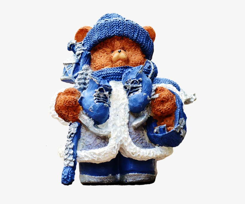 Christmas, Teddy, Figure, Santa Hat, Fun, Funny, Cute - Importante En La Navidad, transparent png #8481555